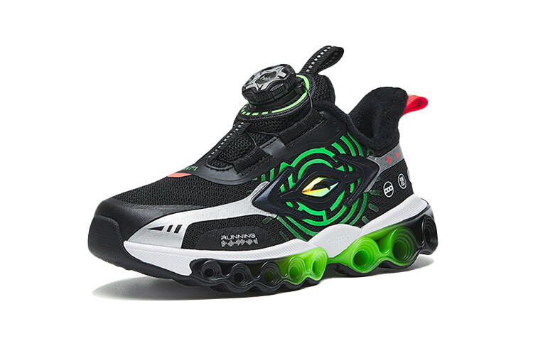 

Детские кроссовки PS Low-top черные/серебристые/зеленые Anta Kids