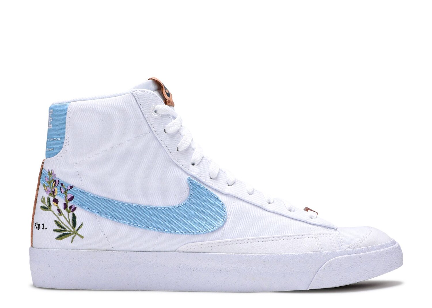 

Кроссовки Nike Blazer Mid '77 'Indigo', белый