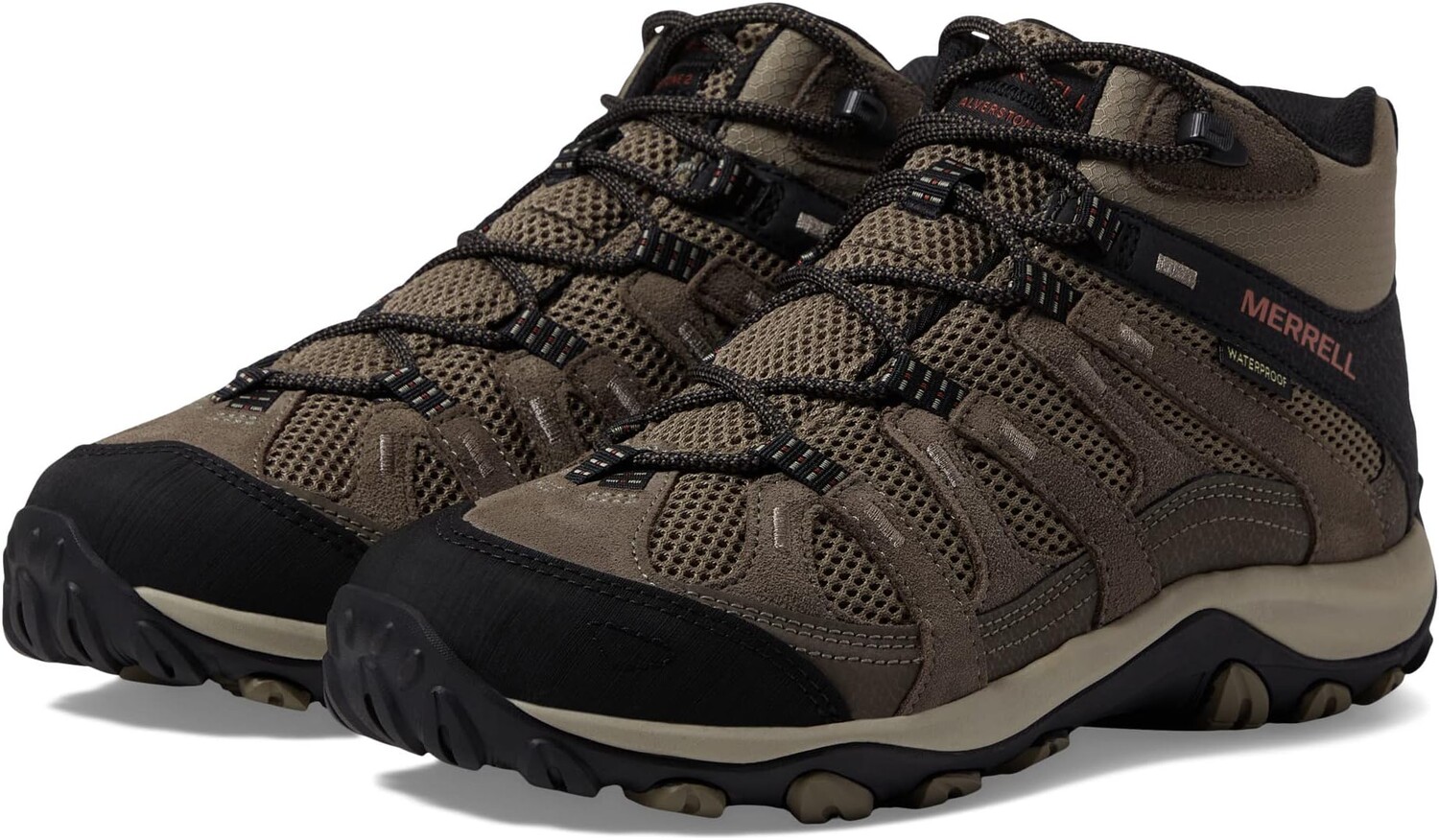 

Походная обувь Alverstone 2 Mid Wp Merrell, цвет Boulder/Brindle, Серый