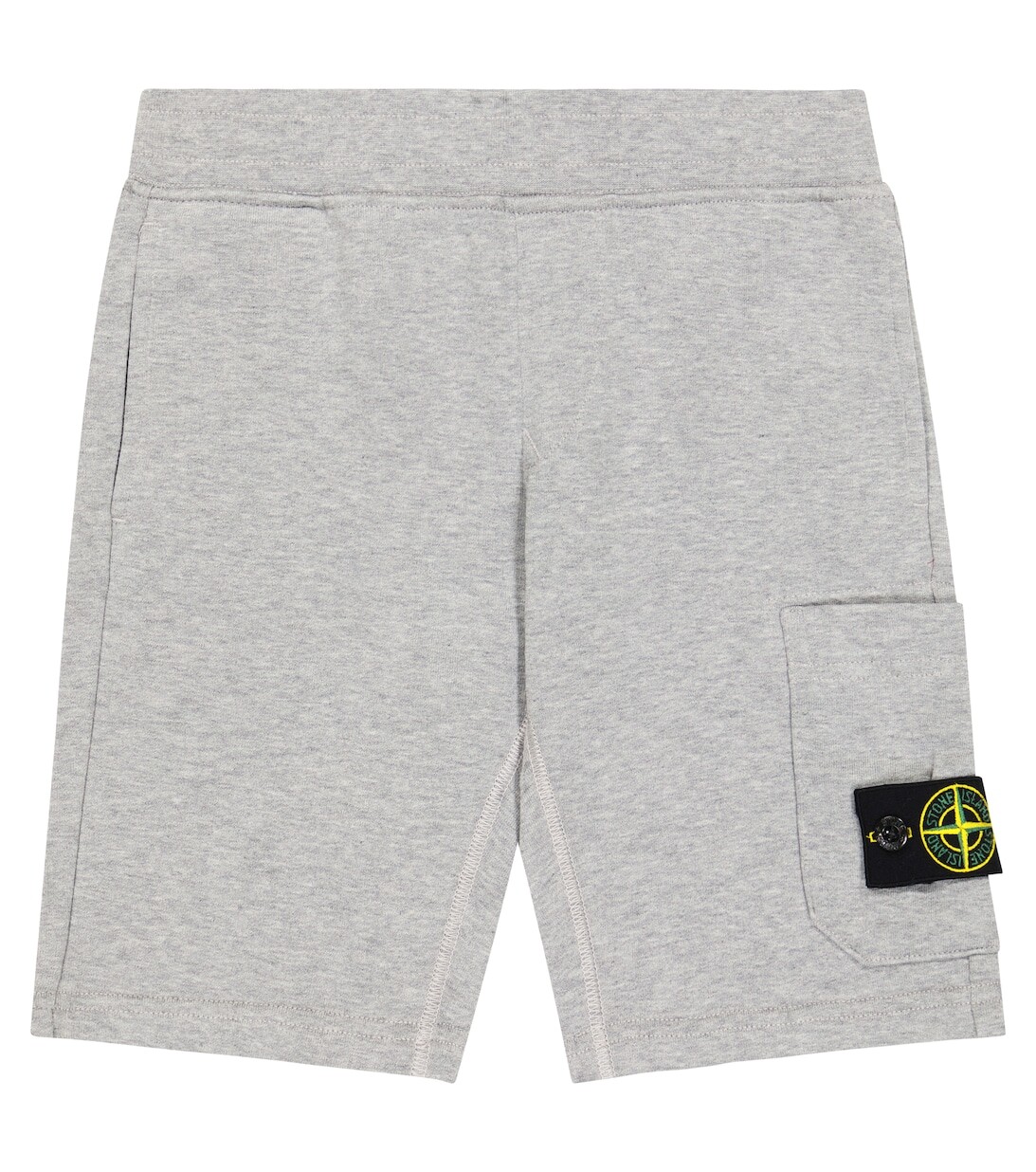 

Хлопковые шорты Stone Island Junior, серый