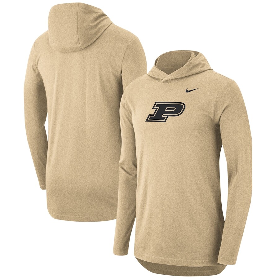 

Футболка с длинным рукавом Nike Purdue Boilermakers, загар