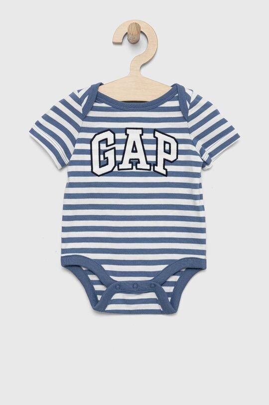 

Хлопковое детское боди GAP, темно-синий