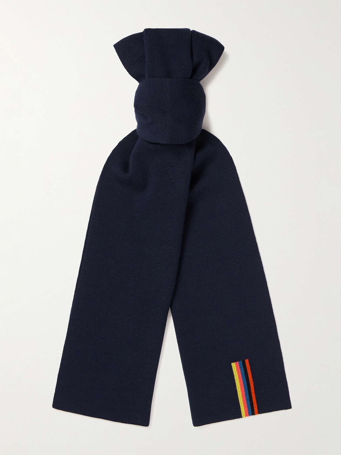 

Шерстяной шарф в полоску Artist PAUL SMITH, нави