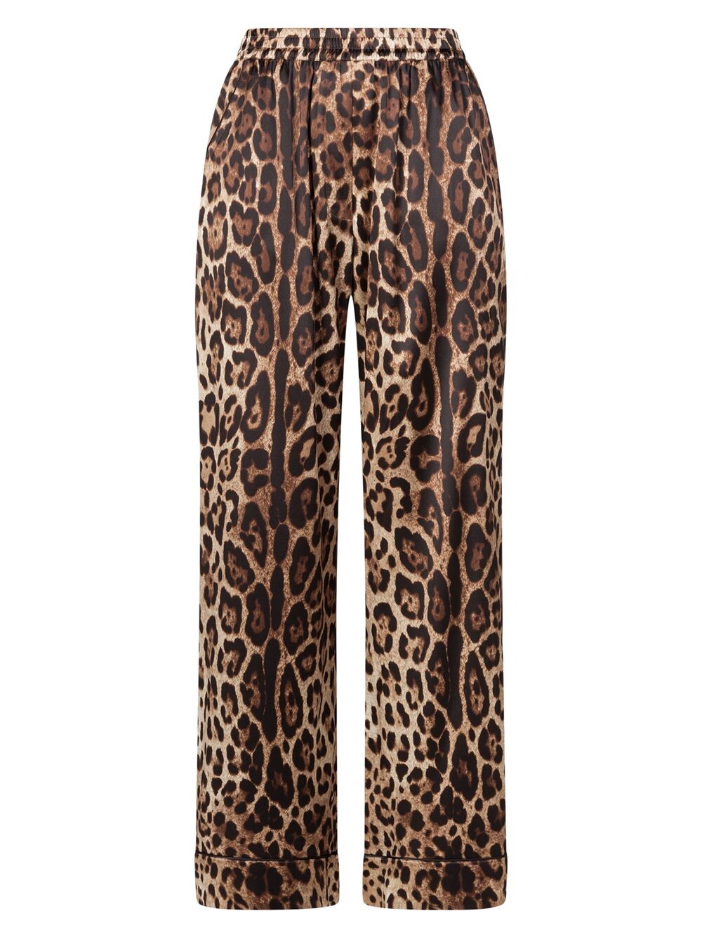 

Брюки с леопардовым принтом DOLCE&GABBANA, Коричневый