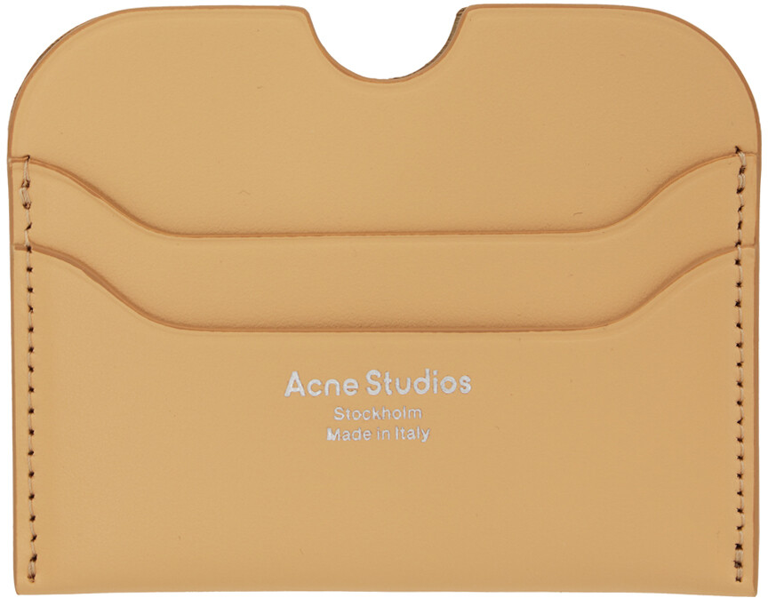 

Бежевая визитница для марок Dune Acne Studios