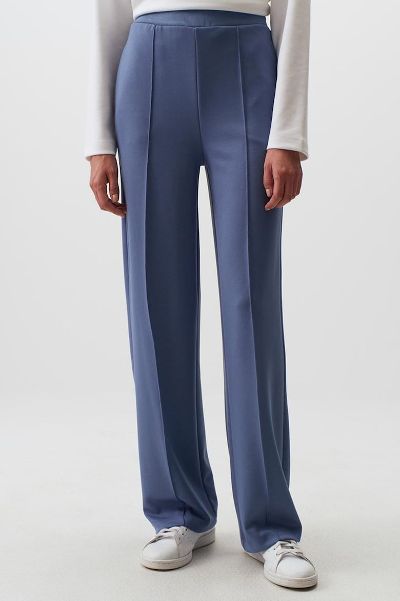 Укороченные брюки с высокой талией Jimmy Key, синий укороченные брюки с рельефом jimmy key черный