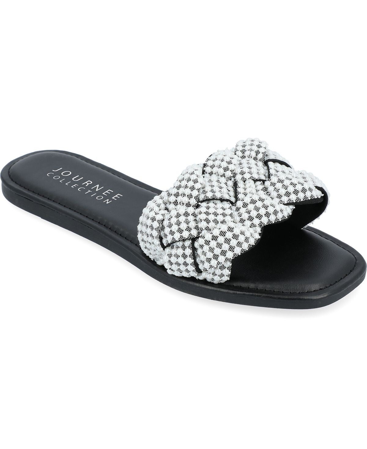 

Женские плетеные сандалии Railley Journee Collection, черный