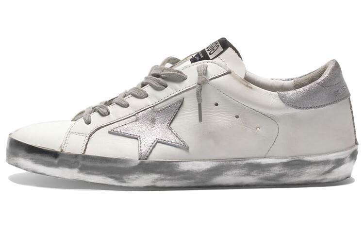 

Golden Goose Super-Star Grey Star Белый/Серебристый