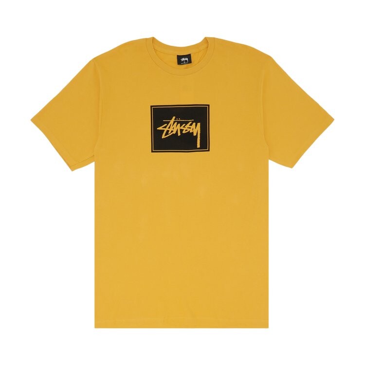 Футболка Stussy Stock Box 'Yellow', желтый