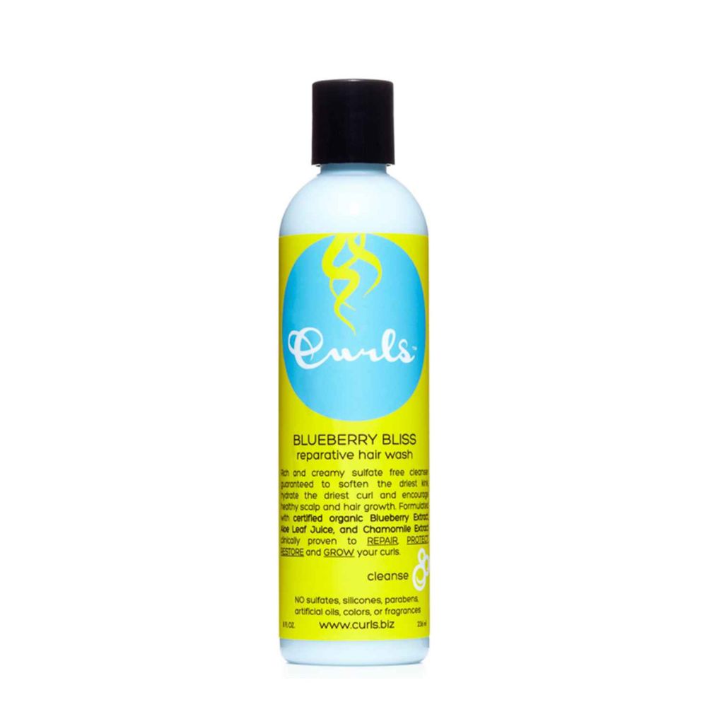 Увлажняющий шампунь Blueberry Bliss Reparative Hair Wash Curls, 236 мл мусс для моделирования локонов curls blueberry bliss repair