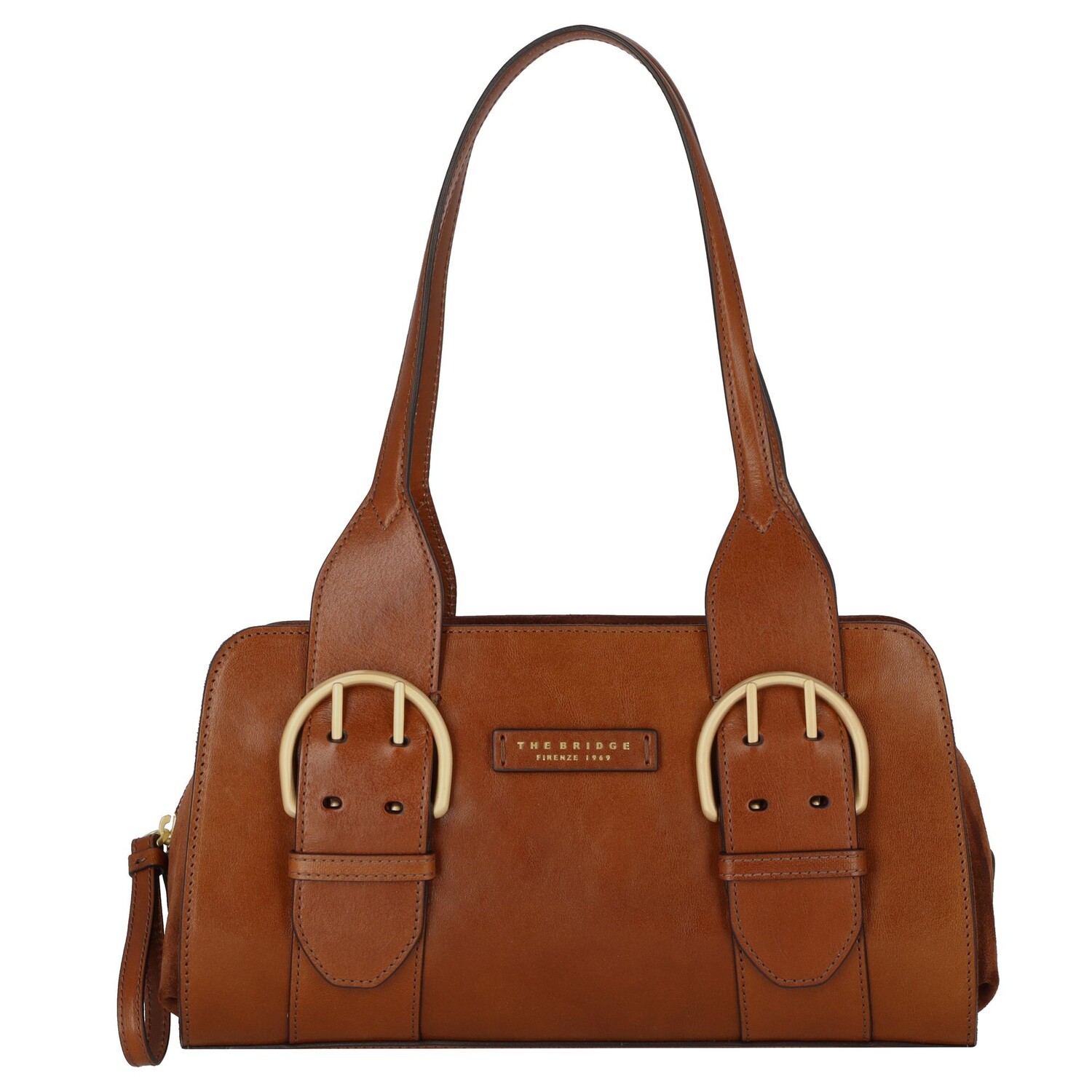 

Сумка через плечо The Bridge Elena Leder 30 cm, цвет marrone