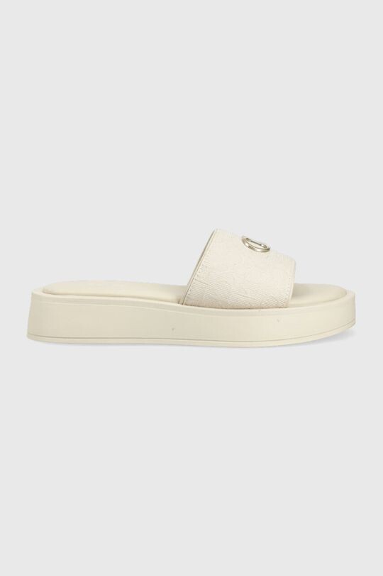 

ПЛАТЬЕ FLATFORM С шлепанцами HW - JQ Calvin Klein, бежевый