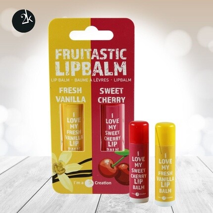 

2K Fruitastic бальзам для губ «Свежая ваниль и черешня», 2K Beauty
