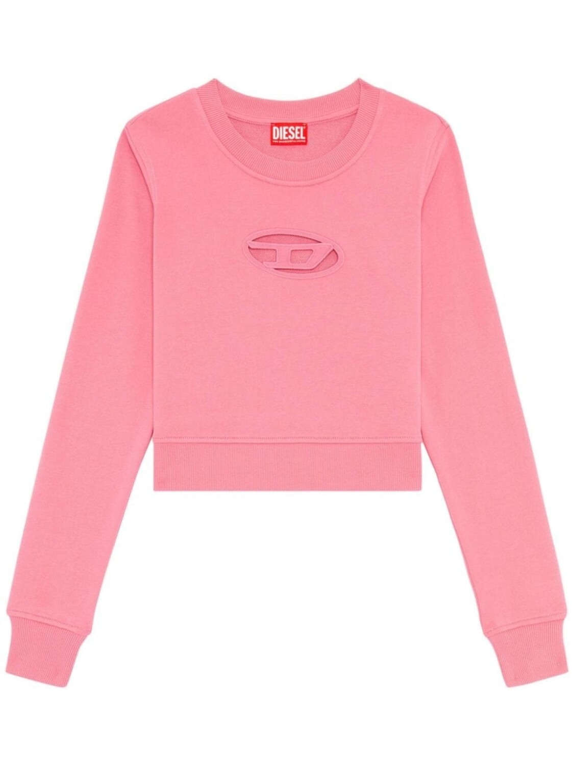 

Diesel толстовка F-Slimmy-Od с логотипом, розовый