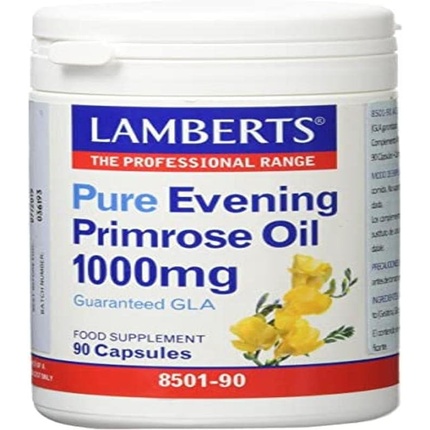 Чистое масло вечерней примулы 1000 мг 90 капсул, Lamberts масло примулы вечерней now foods super primrose 1000 мг 90 капсул