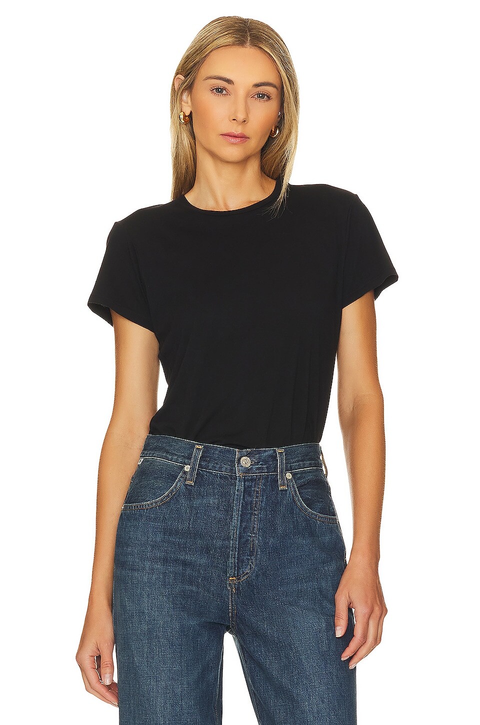 

Футболка NILI LOTAN Lana Crewneck, цвет Jet Black