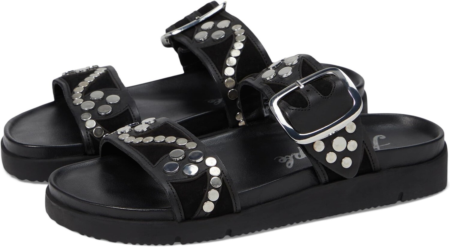 

Сандалии на плоской подошве Revelry Studded Sandal Free People, черный