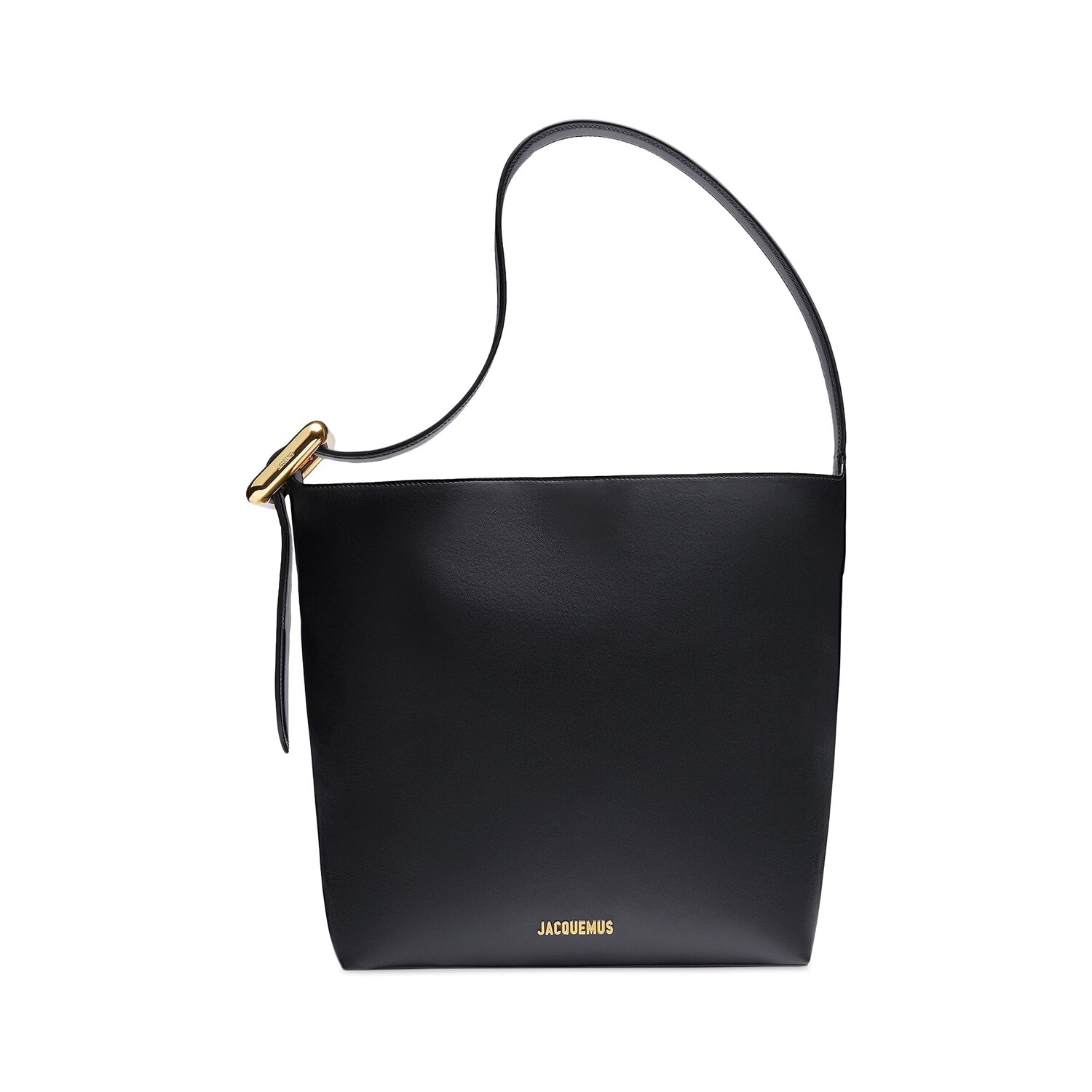 

Кожаная большая сумка Jacquemus Le Regalo, цвет Черный