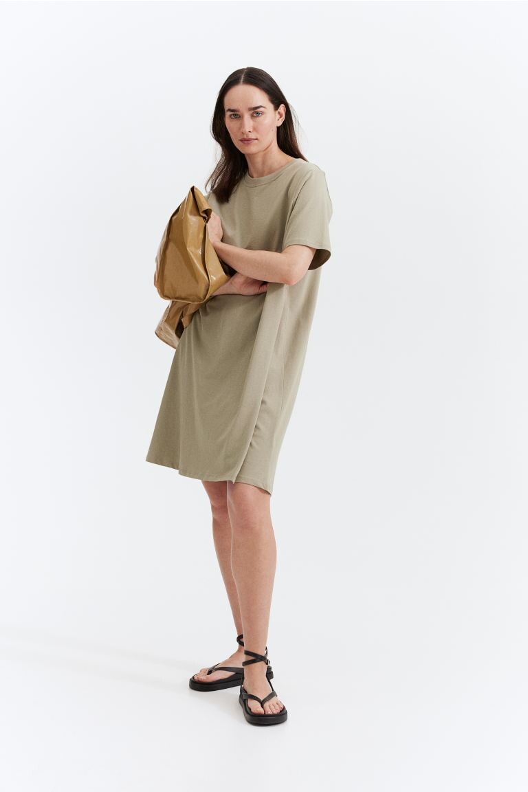 

Платье-Футболка Mama с функцией кормления H&M, зеленый