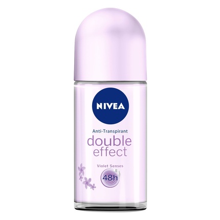 Шариковый дезодорант Double Effect Violet Senses, 50 мл, Nivea