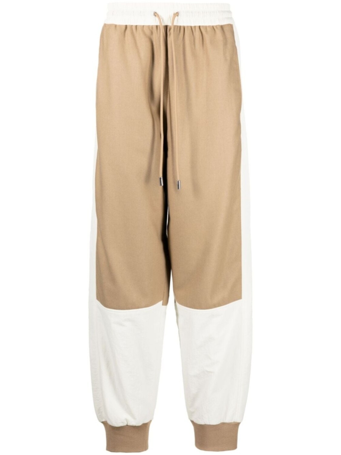 

JW Anderson зауженные спортивные брюки в стиле колор-блок, коричневый