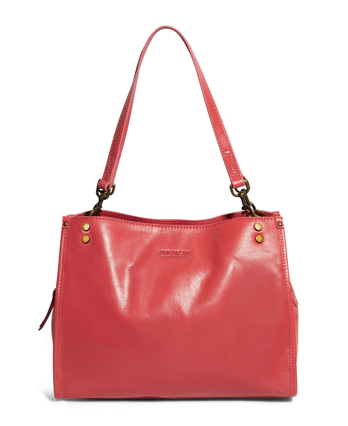 Женская сумка-саквояж Lenox с тройным входом American Leather Co. женский багет julie с ремнем на плечо american leather co