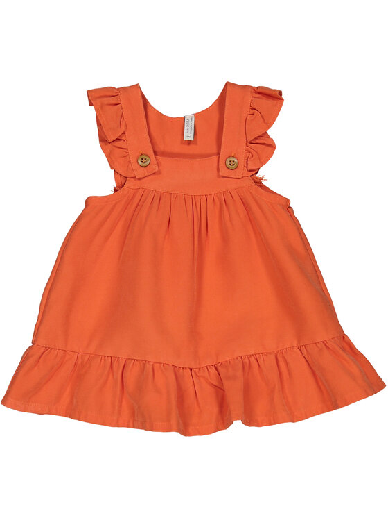 Платье на каждый день, стандартного кроя Birba Trybeyond, оранжевый платье короткий рукав умка кулир рост 92