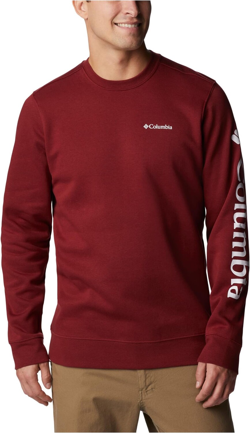 

Толстовка Columbia TrekCrew, цвет Red Jasper/CSC Sleeve Logo