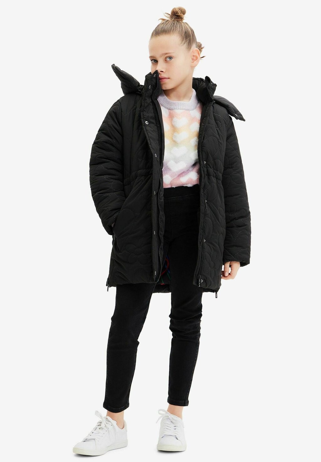 

Зимнее пальто Heart Desigual, черный