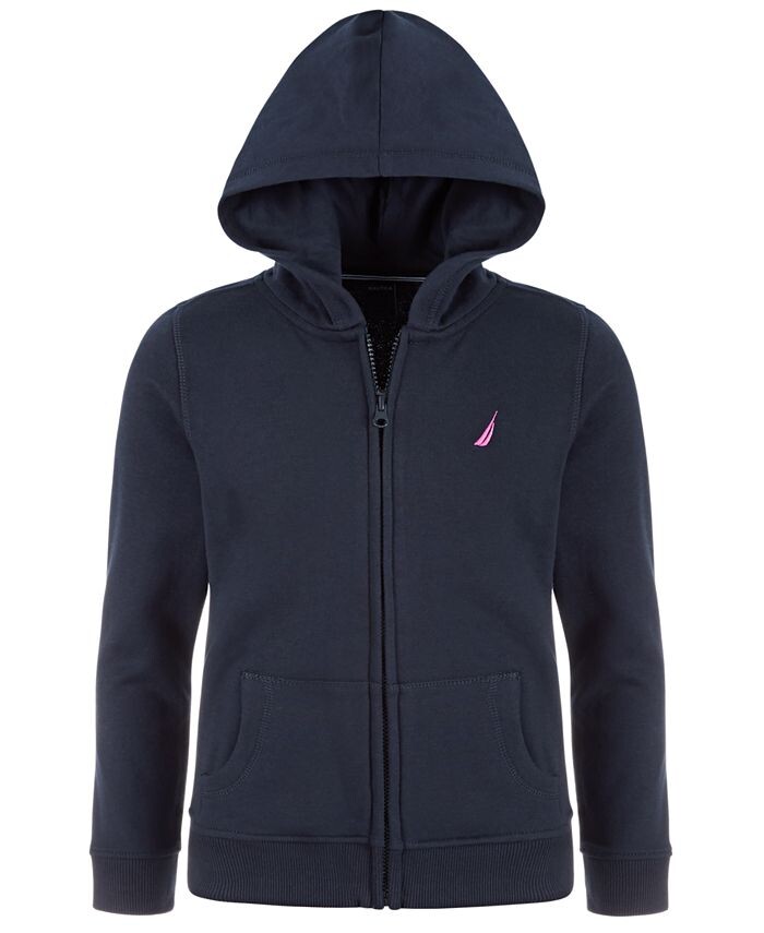

Флисовая толстовка на молнии для больших девочек Nautica, синий