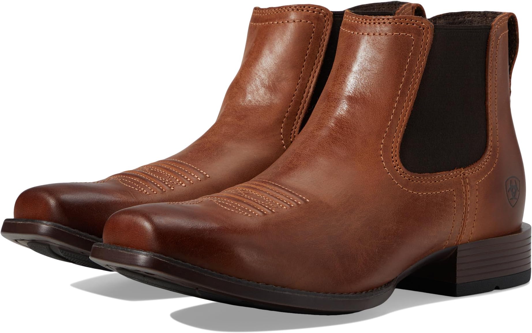 Ковбойские сапоги Booker Ultra Square Toe Western Boots Ariat, цвет Almond Roca фотографии