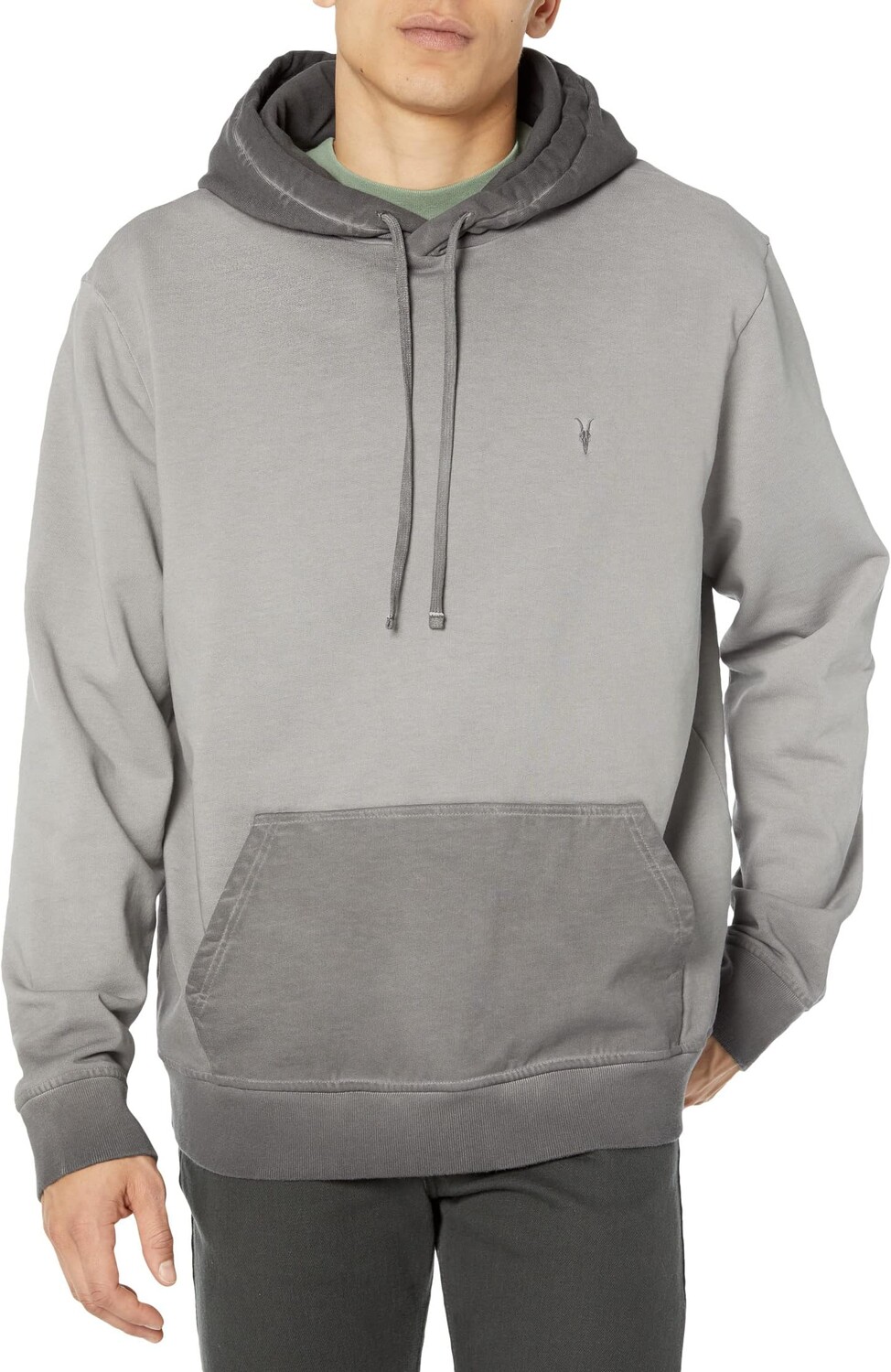

Худи AllSaints Rundell OTH Hoodie, цвет Washed Black