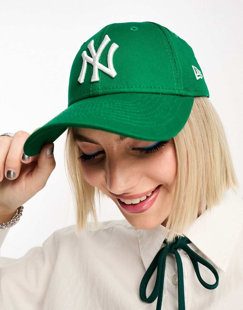 

Зеленая кепка унисекс New Era 9Forty NY