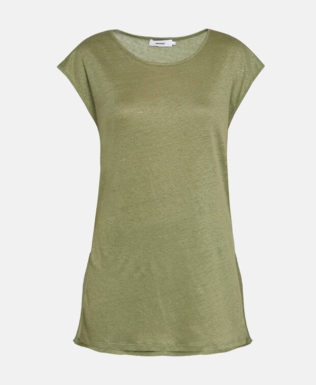 

Льняной лонгслив Notshy Cashmere, хаки
