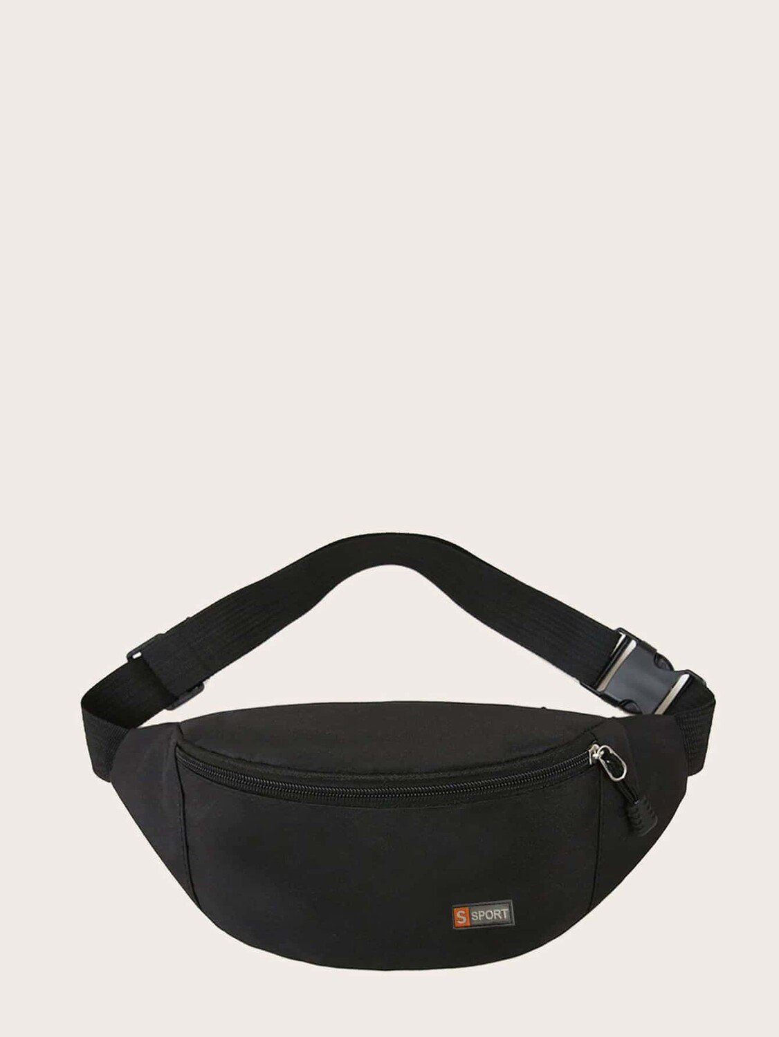 

Кошелек мужской Fanny Pack с надписью, черный