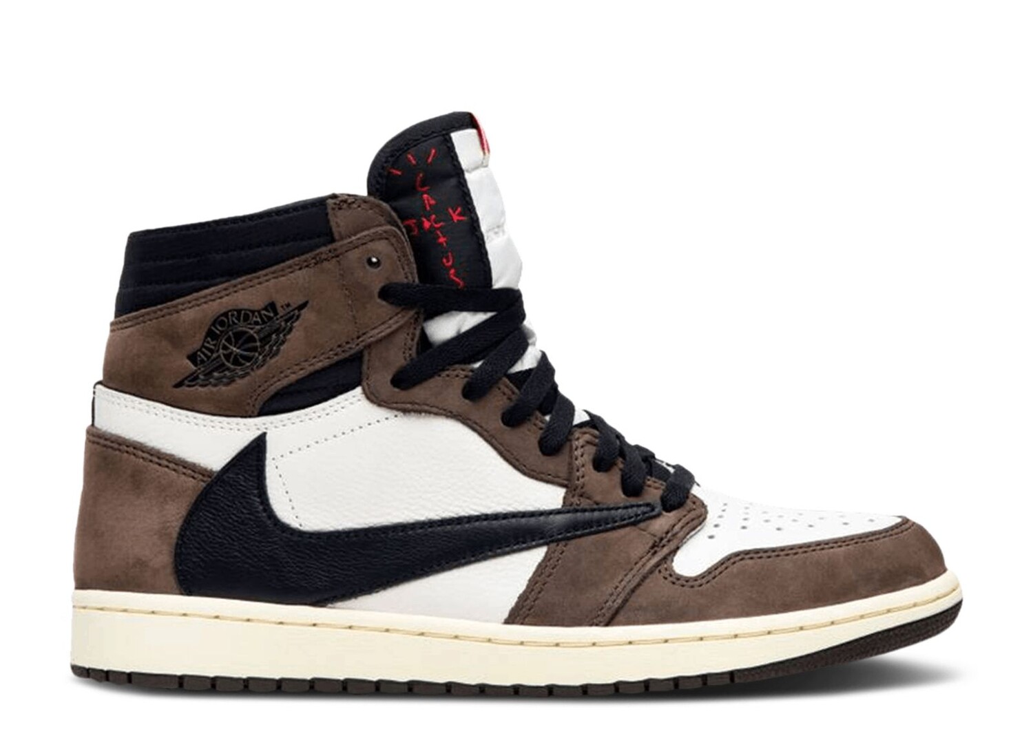 

Кроссовки Air Jordan Travis Scott X Air Jordan 1 Retro High Og 'Mocha' Sample, коричневый