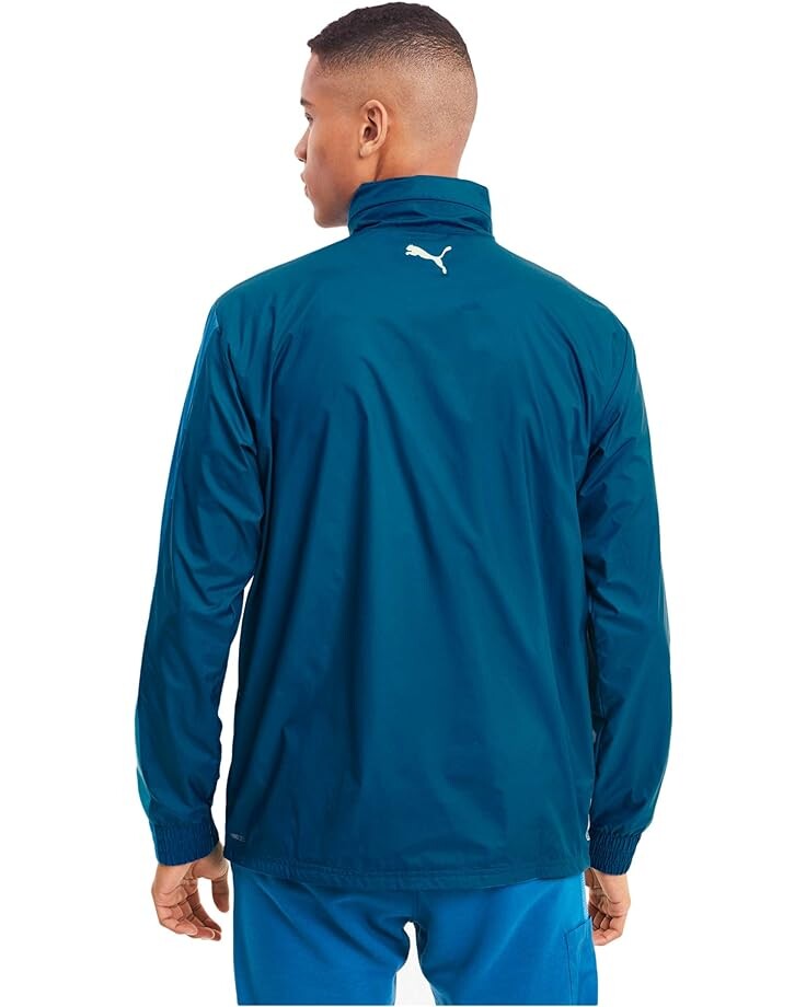 

Куртка PUMA Train Woven 1/2 Zip Jacket, цвет Digi Blue/Nrgy Blue/Fizzy Yellow