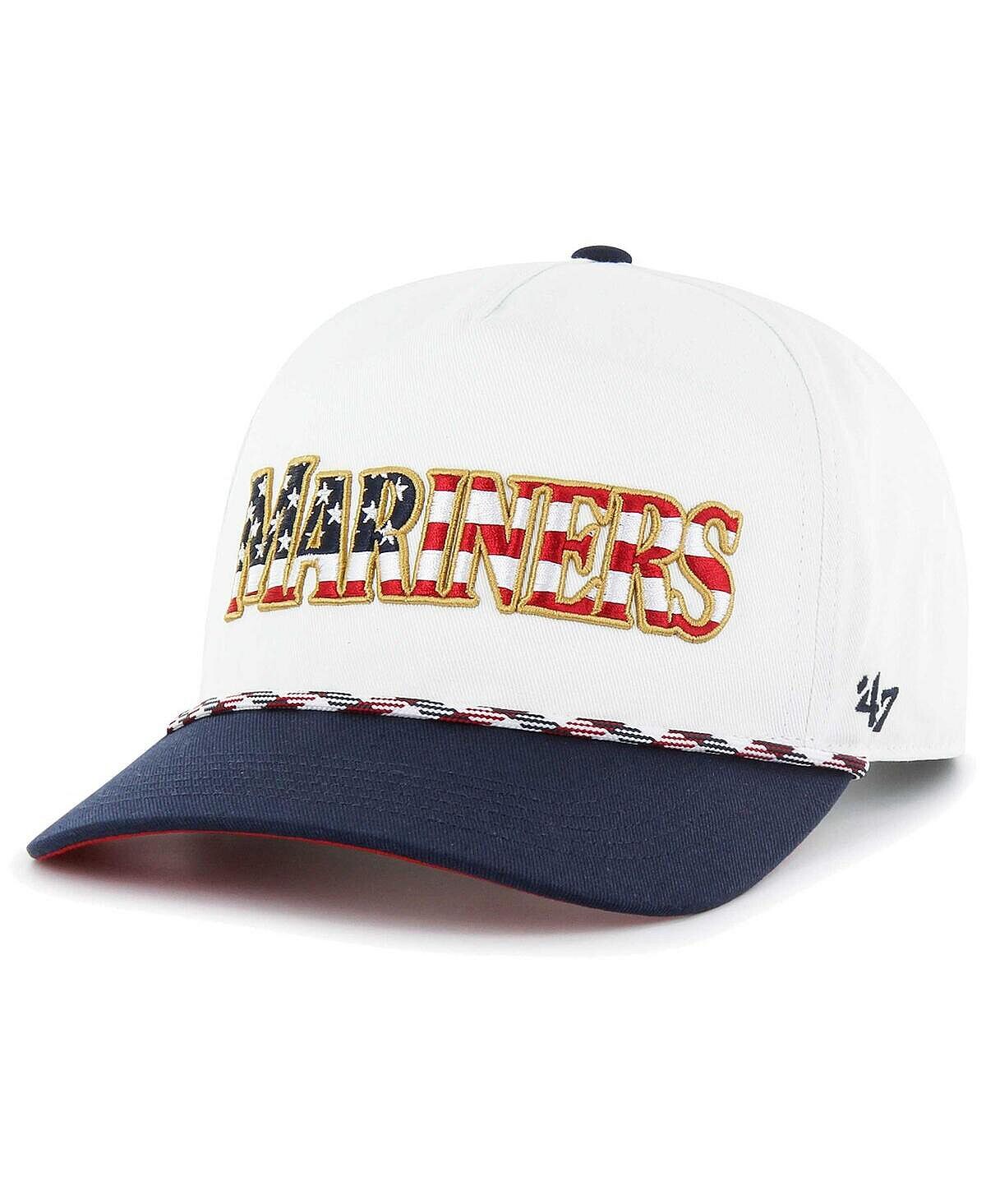 

Мужская белая кепка Seattle Mariners с надписью Hitch Snapback '47 Brand