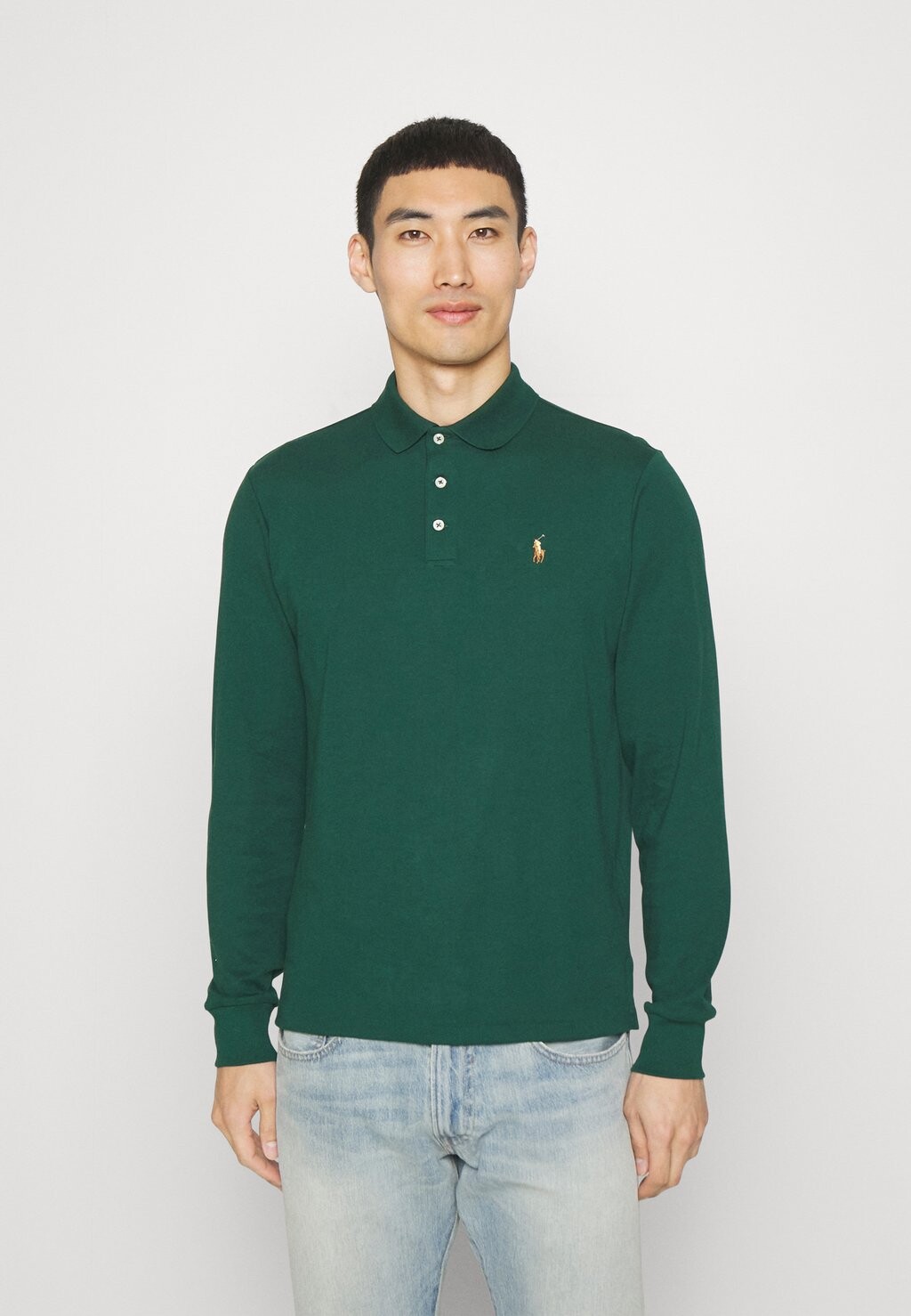 

Поло ДЛИННЫЙ РУКАВ Polo Ralph Lauren, зеленый