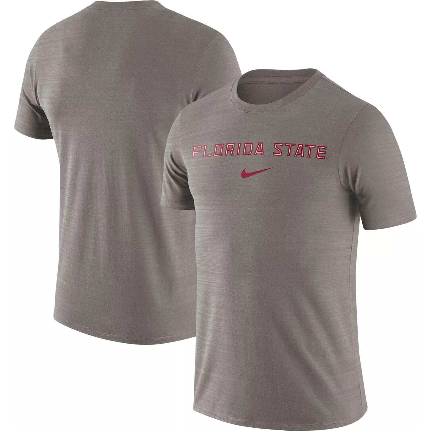 

Мужская футболка Heather Grey Florida State Seminoles Team Issue Velocity Performance Nike