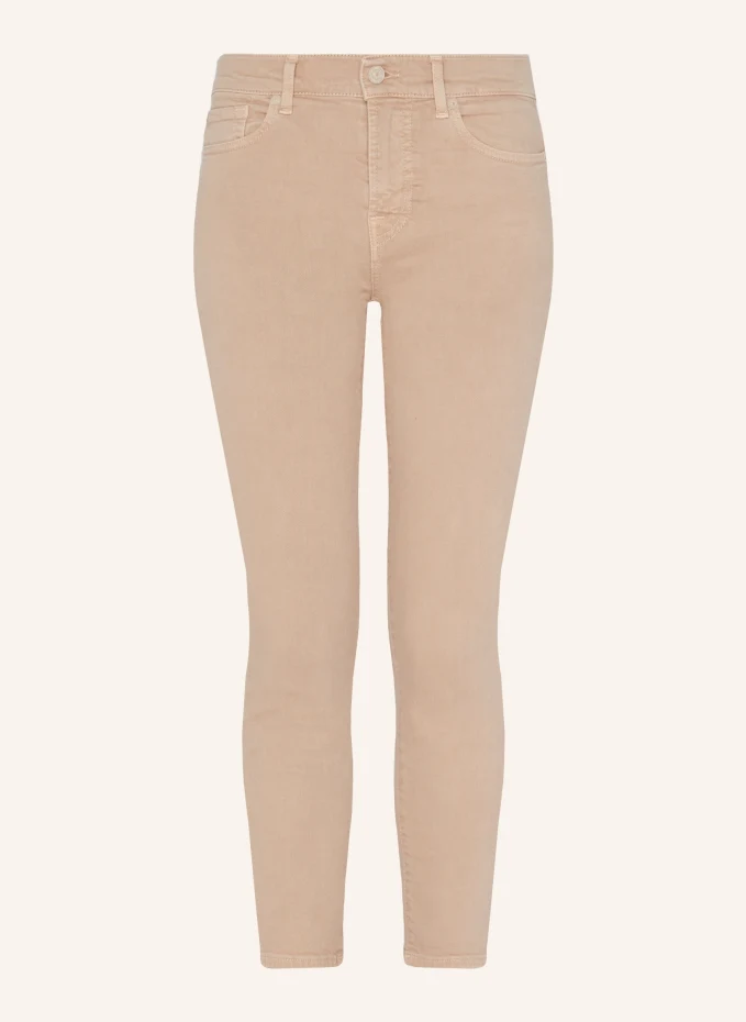 

Брюки roxanne ankle slim fit 7 For All Mankind, бежевый