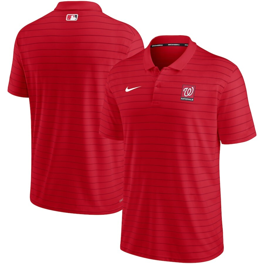 

Поло с коротким рукавом Nike Washington Nationals, красный