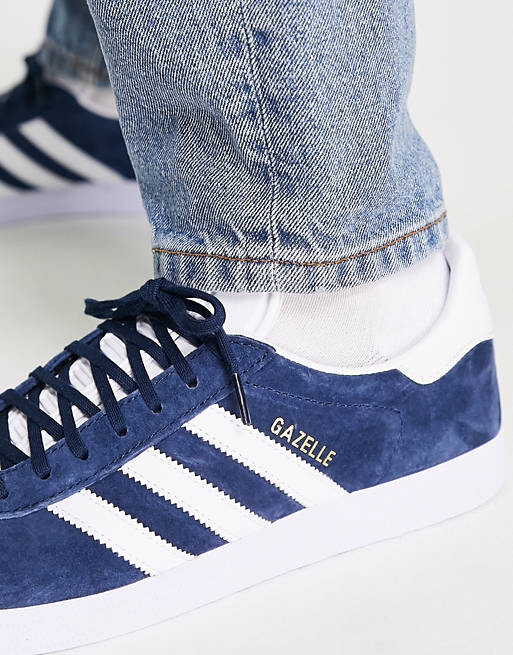 

Темно-синие кроссовки adidas Originals Gazelle, Синий