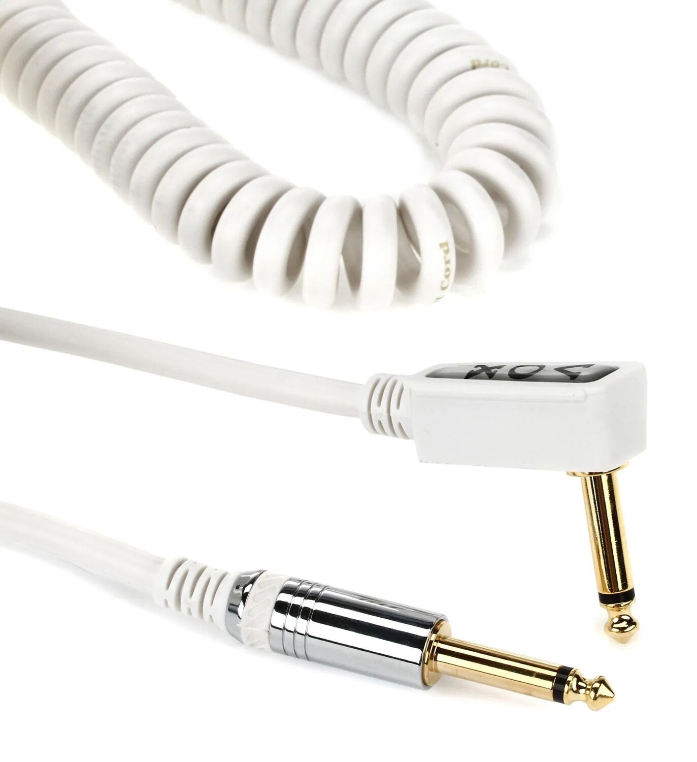

Vox VCC090WH VCC Vintage, витой кабель с прямым и прямым углом — 7,5 фута, белый