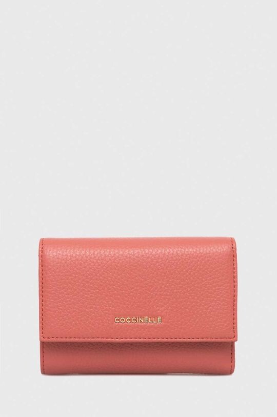 

Кожаный кошелек Coccinelle, красный