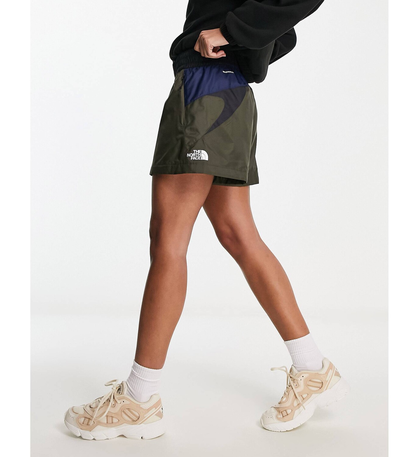 

Темно-синие и хаки тканые шорты The North Face TNF X