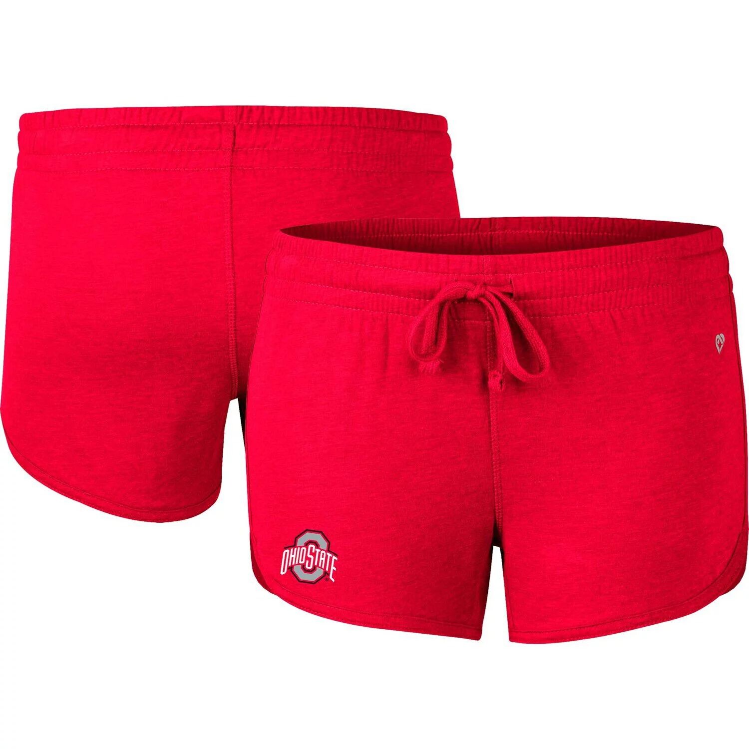 

Женские шорты Colosseum Heather Scarlet Ohio State Buckeyes Simone Core Colosseum