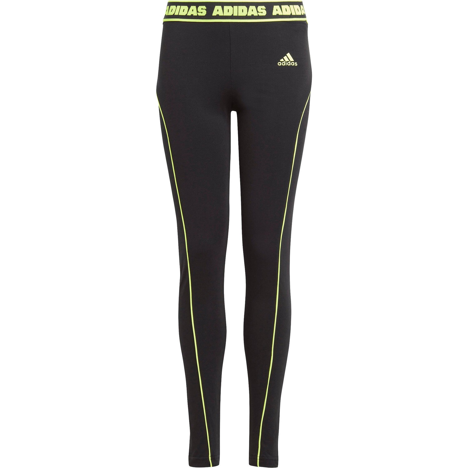 

Спортивные леггинсы Adidas Sportswear, цвет black lucid lemon