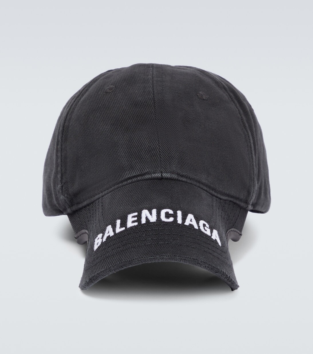 

Хлопковая бейсболка с логотипом Balenciaga, черный