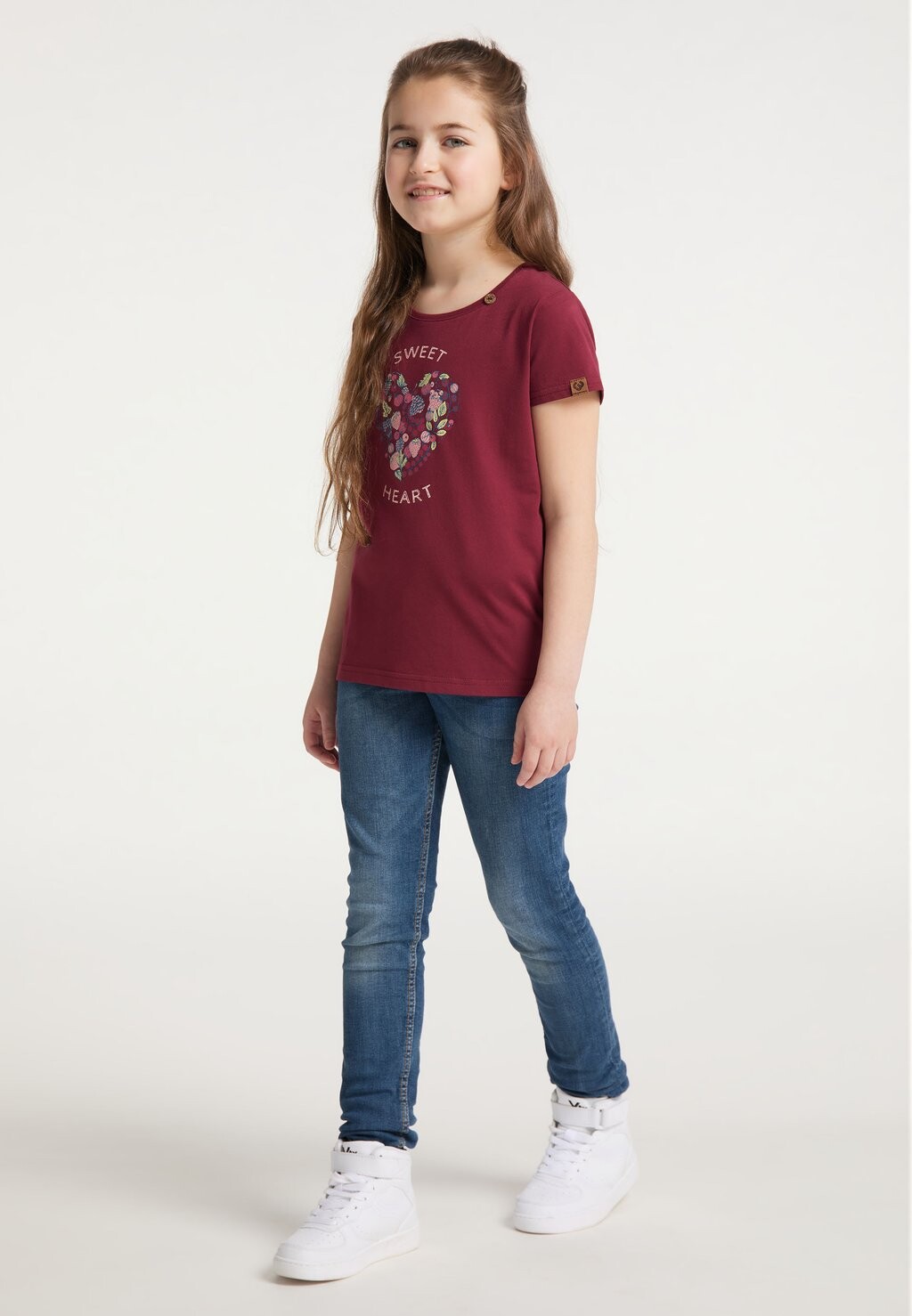 

Футболка с принтом VIOLKA Ragwear, цвет wine red